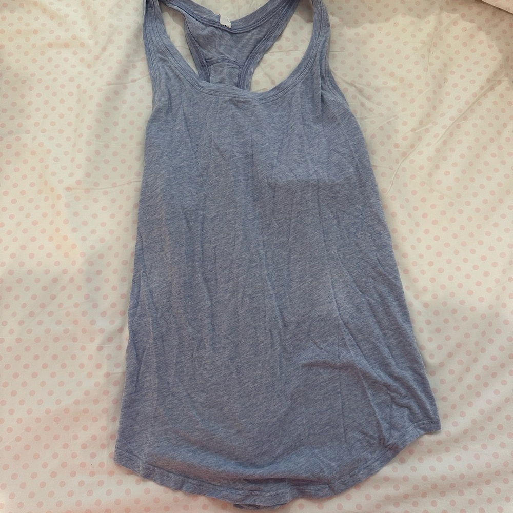 LULULEMON TANK- blue/purple ish heathered